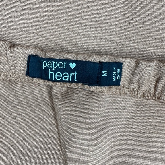 ❤️Paper Heart Off the Shoulder Rust/Brown Blouse w/ Long Bell Sleeves SZ M D184 - Picture 4 of 6